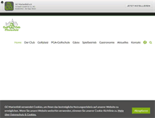 Tablet Screenshot of gc-marienfeld.de